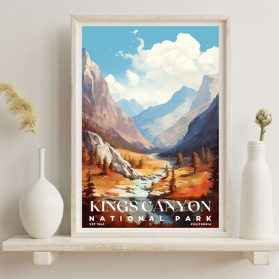 Kings Canyon National Park Poster, Travel Art, Office Poster, Home Decor | S6 - image6